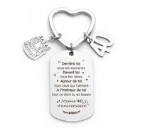 Cadeau Original Pour Homme et Femme 40 Ans - Porte Clef Anniversaire