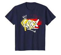 Cadeau Original Supporter Lensois Maillot Foot Lens T-Shirt, Enfant, Bleu Marine, 2 Ans