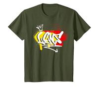 Cadeau Original Supporter Lensois Maillot Foot Lens T-Shirt, Enfant, Olive, 6 Ans