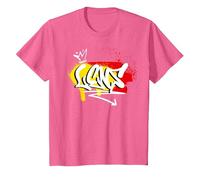 Cadeau Original Supporter Lensois Maillot Foot Lens T-Shirt, Enfant, Rose Chiné, 10 Ans