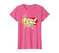 Cadeau Original Supporter Lensois Maillot Foot Lens T-Shirt, Femme, Rose Chiné, L