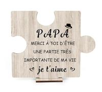 Cadeau Papa,Cadeau Personnalisé Papa,Cadeau Anniversaire Papa,Idee Cadeau Papa,Cadeau Papa Original,Cadeau Fête Des Pères,Cadeau Papa Noel Original,Cadeau Papa Pas Cher,Puzzle Planches En Bois