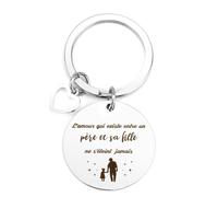 Cadeau Papa cadeau Pour Papa Noel Original Porte-Clés Cadeaux Anniversaire Papa Cadeaux Futur pere Noël cadeau Fête Des Peres