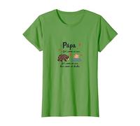 Cadeau Papa Fort comme Un Ours, Doux comme Un Doudou T-Shirt, Femme, Herbe, 3XL