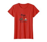 Cadeau Papa Fort comme Un Ours, Doux comme Un Doudou T-Shirt, Femme, Rouge, XS