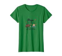 Cadeau Papa Fort comme Un Ours, Doux comme Un Doudou T-Shirt, Femme, Vert Kelly, XS