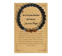 Cadeau Papa Naturelle 8mm Bracelets Pour Papa Idee Cadeau Fete Des Peres Personnalisé Pierre Cadeaux Fête Des Pères Cadeau Anniversaire Papa Cadeau Pour Pere Cadeau Merci Cadeau Noel Cadeau Beau Pere