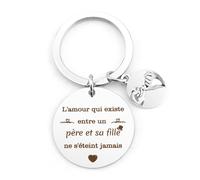 Cadeau Papa Porte Clé Cadeau Fete Des Peres Pour Papa Anniversaire Cadeaux Fête Des Pères Idee Merci Retraite Noel Cadeaux Pour Père Beau Pere Futur Papa Tonton Grand Frere Beau Père Noël