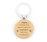 Cadeau Papa Porte Clef en Bois Cadeau pour Papa Cadeau Papi Cadeau Pere Cadeaux Papa Cadeau Noël Papa Cadeau Père Idee Cadeau Parents Cadeau Anniversaire Papa Cadeau Fete des Peres Saint Valentin