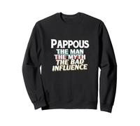 Cadeau papeux pour l'homme Myth Bad Influence Grandpa Sweatshirt