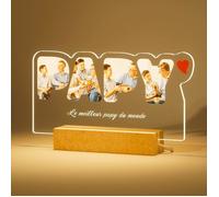 Cadeau Papy Lampe Photo Personnalise Veilleuse Enfant Cadre Photo Personnalis Lumineux Cadeau Fte Des Gran COFFRET CADEAU BIEN-ETRE