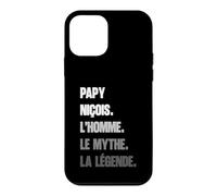 Cadeau Papy Niçois Homme Légende Papi Nissart Nice Humour Coque pour iPhone 12 Mini