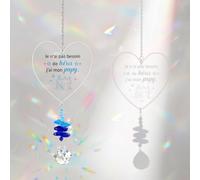 Cadeau Papy Noel,Cadeau Papy Attrape-Soleil en Cristal,Cadeau pour Papy,Cadeau Grand Pere,Cadeau Papi,Idée Cadeau Grand Père,Idee Cadeau Papy,Cadeau pour Grand Pere,Cadeau Fete des Grand Pere