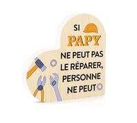 Cadeau Papy Noel,Décoration en Bois Cadeau Grand Pere,Cadeaux Papy Anniversaire,Anniversaire Grand Pere,Cadeaux Papi Pas Cher,Valentin Halloween Fete Papi