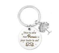 Cadeau Parrain, Porte-clés Parrain, Cadeau Parrain Marraine Demande, Parrain Cadeau Original, Cadeau Pour Parrain, Cadeau Parrain Noel, Un Cadeau D'anniversaire Pour Le Parrain Veux-tu Etre Mon
