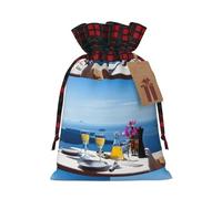 Cadeau paysage d'une table au-dessus des sacs de mer pour Noël, Halloween, anniversaire, fête des mères, cadeaux parfaits
