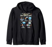 Cadeau Pecheur Enfant Nature Peche Camping Sweat à Capuche