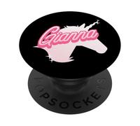 Cadeau personnalisé à thème Licorne Gianna PopSockets PopGrip Adhésif