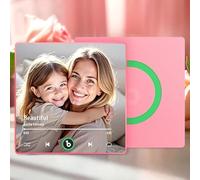 Cadeau Personnalisé - Aimant Frigo Musical avec Photo pour Maman, Grand-Mère - Fête des Mères, Meilleure Maman du Monde