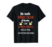 Cadeau Personnalisé Merci Directeur Enseignant D'école 2022 T-Shirt