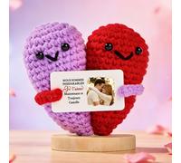 Cadeau Personnalisé Saint Valentin pour Homme Femme, Coeur avec Message Positive Personnalisable avec Prenom, Cadeau Couple Personnalisé, Idée Cadeaux Original & Drôle Anniversaire pour Elle & Lui