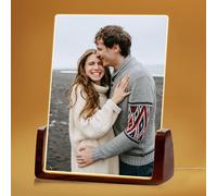Cadeau Plaque Spotify Personnalisé Couple Amie - Lampe Cadre Photo en Verre - Cadeau de Saint Valentin pour Femme Homme Copine Copain - Cadeaux pour ST Valentin Anniversaire (4 tailles: 15-25 cm)