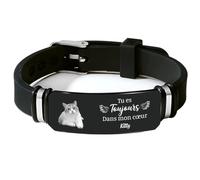 Cadeau Plus Bracelet Je Suis Toujours Avec Toi - bracelet photo, bracelet personnalisé femme (Modèle #16)