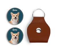 Cadeau Plus Câlin De Poche Personnalisé -Photo De Mon Petit Chien - porte clef chien, pocket hug, porte clef personnalisable, cadeau de souvenir, souvenir chien décédé, porte cle papi (Modèle #1)