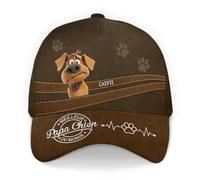 Cadeau Plus Casquette Personnalisée - Meilleur(e) Papa/Maman - Idee Cadeaux, Cadeau Chiens et Maitre, Casquette Homme Personnalisable, Casquette Personnaliser (FR/ES, Alpha/Lettres, XS, 4TG, Papa)