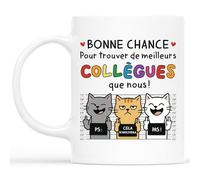 Cadeau Plus Mug départ collègue humour - Bonne Chance Pour Trouver De Meilleurs Collègues Que Nous, tasse collegue de travail, tasse humour collegue, cadeau depart collegue de travail