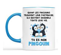 Cadeau Plus Mug Main Dans La Main, Pour Toute Une Vie - Idée Cadeau Anniversaire Mariage, Anniversaire 20 Ans, Cadeau 1 An De Mariage, Cadeau Noce De Froment, Tasse Couple (Modèle #6)