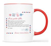 CADEAU PLUS Mug Personnalisé Prénom - Ma Petite-fille Je T'Aime - Idée Cadeau Pour Petite Fille, Tasse