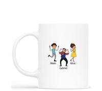 Cadeau Plus Mug Personnalisé Prénom - Meilleurs Collègues Que Nous, Cela N'Arrivera Pas - Cadeau depart collegue, cadeau retraite, tasse depart collegue de travail, mug retraite (3 enfants)
