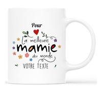 Cadeau Plus Mug Pour La Meilleure Mamie Du Monde - Cadeau Fête Des Grands-Mères, Tasse Super Voisine, Maman Tasse (Mamie)