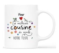 Cadeau Plus Mug Pour La Meilleure Mamie Du Monde - Cadeau Fête Des Grands-Mères, Tasse Super Voisine, Maman Tasse (Cousine)