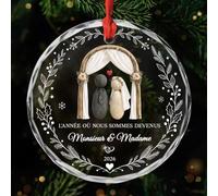 Cadeau Plus Ornement L'Année Où Nous Sommes Devenus M. Et Mme - Decoration Mariage, Cadeau Future Mariée, Cadeau De Mariage pour Couple, Cadeau Cremaillere (Modèle #2)