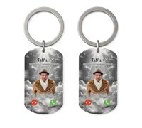 Cadeau Plus Porte Clé Aluminium Personnalisé Photo - Toujours Avec Toi - Porte Cle Personnalisable, Porte Clef Photo, Porte Clé À Personnaliser Soi Même (Modèle #4)