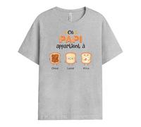 Cadeau Plus T-Shirt Personnalisé - Ce Papi Appartient à Tranche de Pain - Cadeau Fete des Papy Personnalisé, Cadeau Grand Pere Personnalisé, T-Shirt Papi, Tee Shirt Personnalisable Papy