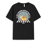 Cadeau Plus T-Shirt Personnalisé - Cet Homme Appartient à Chats Marche - Cadeau Fan de Chat, Tshirt Personnalisé Homme, Tee Shirt Animaux Homme, Tee Shirt Homme Chat, Tee Shirt avec Chat