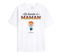 Cadeau Plus T-Shirt Personnalisé - La Bande à Maman BD - Cadeau Fete des Meres Personnalisé, Cadeau Maman Personnalisé, Tee Shirt Fete des Meres, Tshirt Maman