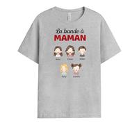 Cadeau Plus T-Shirt Personnalisé - La Bande à Maman Couleur Pastel - Cadeau Fete des Meres Personnalisé, Cadeau Maman Personnalisé, Tee Shirt Fete des Meres, Tshirt Maman