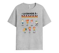 Cadeau Plus T-Shirt Personnalisé - La Bande À Maman Mignonnettes - Cadeau Fete des Meres Personnalisé, Cadeau Maman Personnalisé, Tee Shirt Fete des Meres, Tshirt Maman