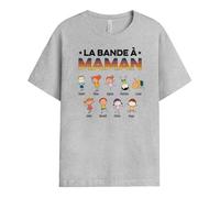 Cadeau Plus T-Shirt Personnalisé - La Bande À Maman Mignonnettes - Cadeau Fete des Meres Personnalisé, Cadeau Maman Personnalisé, Tee Shirt Fete des Meres, Tshirt Maman
