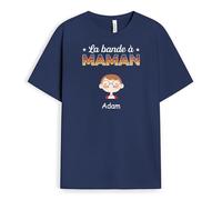 Cadeau Plus T-Shirt Personnalisé - La Bande à Maman Sombre - Cadeau Fete des Meres Personnalisé, Cadeau Maman Personnalisé, Tee Shirt Fete des Meres, Tshirt Maman