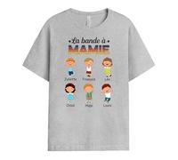 Cadeau Plus T-Shirt Personnalisé - La Bande à Mamie BD - Cadeau Fete des Grand Mere Personnalisé, Cadeau Mamie Personnalisé, T-Shirt Mamie, Tee Shirt Personnalisable Mamie