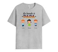 Cadeau Plus T-Shirt Personnalisé - La Bande à Papa BD - Cadeau Fete des Peres Personnalisé, Cadeau Personnalisé Papa, T Shirt Personnalisé Papa