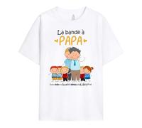 Cadeau Plus T-Shirt Personnalisé - La Bande À Papa Dessin - Cadeau Fete des Peres Personnalisé, Cadeau Personnalisé Papa, T Shirt Personnalisé Papa