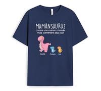 Cadeau Plus T-Shirt Personnalisé - Mamansaurus Plus Magnifique - Cadeau Fete des Meres Personnalisé, Cadeau Maman Personnalisé, Tee Shirt Fete des Meres, Tshirt Maman