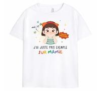 Cadeau Plus T-Shirt Personnalisé - Mauvais Caractère - Tee Shirt Fille, Personnalisable Enfant