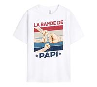 Cadeau Plus T-Shirt Personnalisé - Papa Bosse De Poing Version Noir Et Blanc - Tshirt personnalisé fête des pères, Cadeau Personnalisé Papa